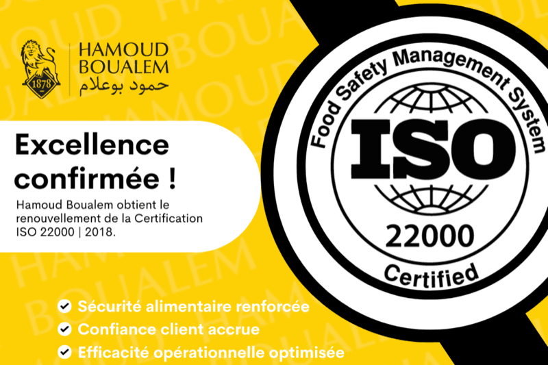 Notre certification ISO 22000 :2018 renouvelée avec succès